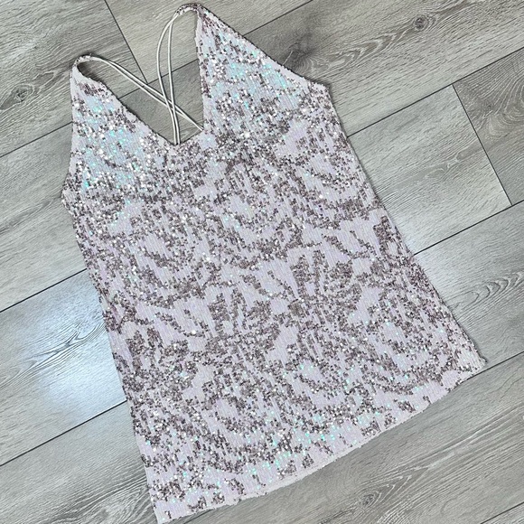 Intimately Free People Rise & Shine Embellished Sequin Mini Slip Dress - Picture 6 of 13